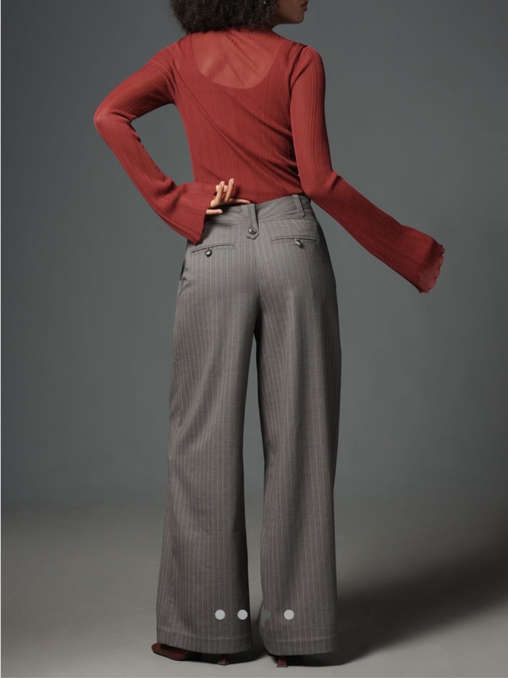 By Anthropologie Wide Leg Trousers - Picture 2 of 5